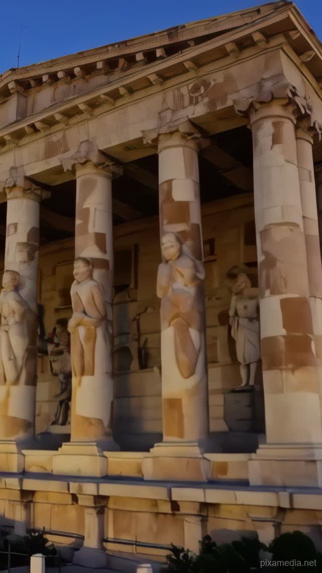 Pergamon's Twilight Grandeur - Ancient Civilizations AI stock